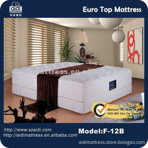 Italian Furniture Manufacture Queen Size Bonnell Spring Sex Bed Mattress F-12B